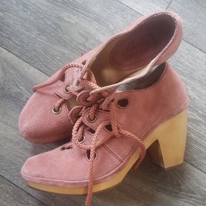 Latigo Boho Suede Clogs Shoes